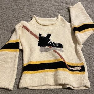 The red wagon Boston hockey sweater 4T